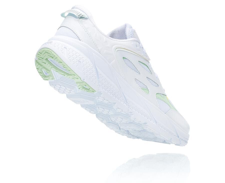 Hoka Australia One One Clifton L - Mens Running Shoes White - VOZEW-0937